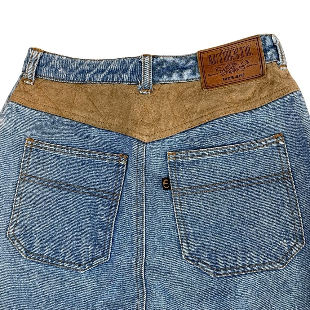 Palmer e Palmer Australia Blue‎ Denim Western Cowgirl Skirt - Picture 3 of 10